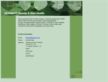 Tablet Screenshot of dermafit.net